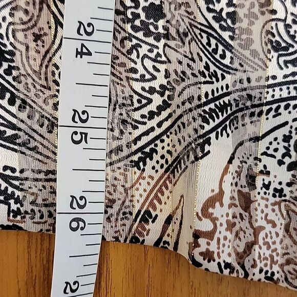 R&M Richard's vintage 80's sheer jacket with beige top Size 8 - Picture 11 of 11